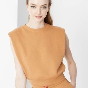 Wild Fable Tan/Yellow Knit Top